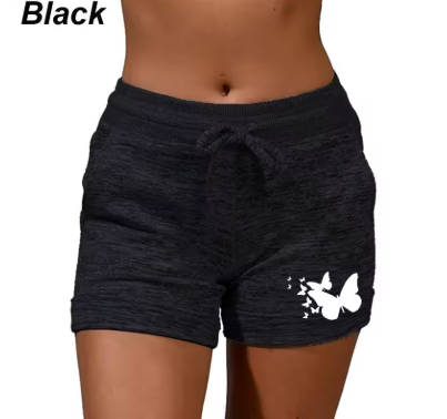 Butterfly print women’s shorts - Image 2