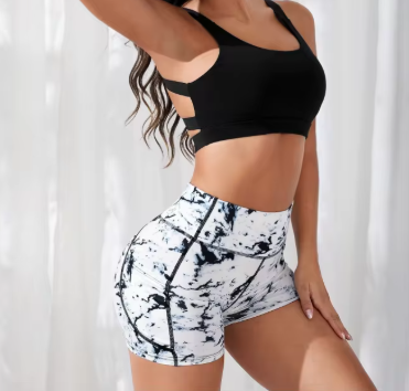 High-Waist Fitness Yoga Shorts