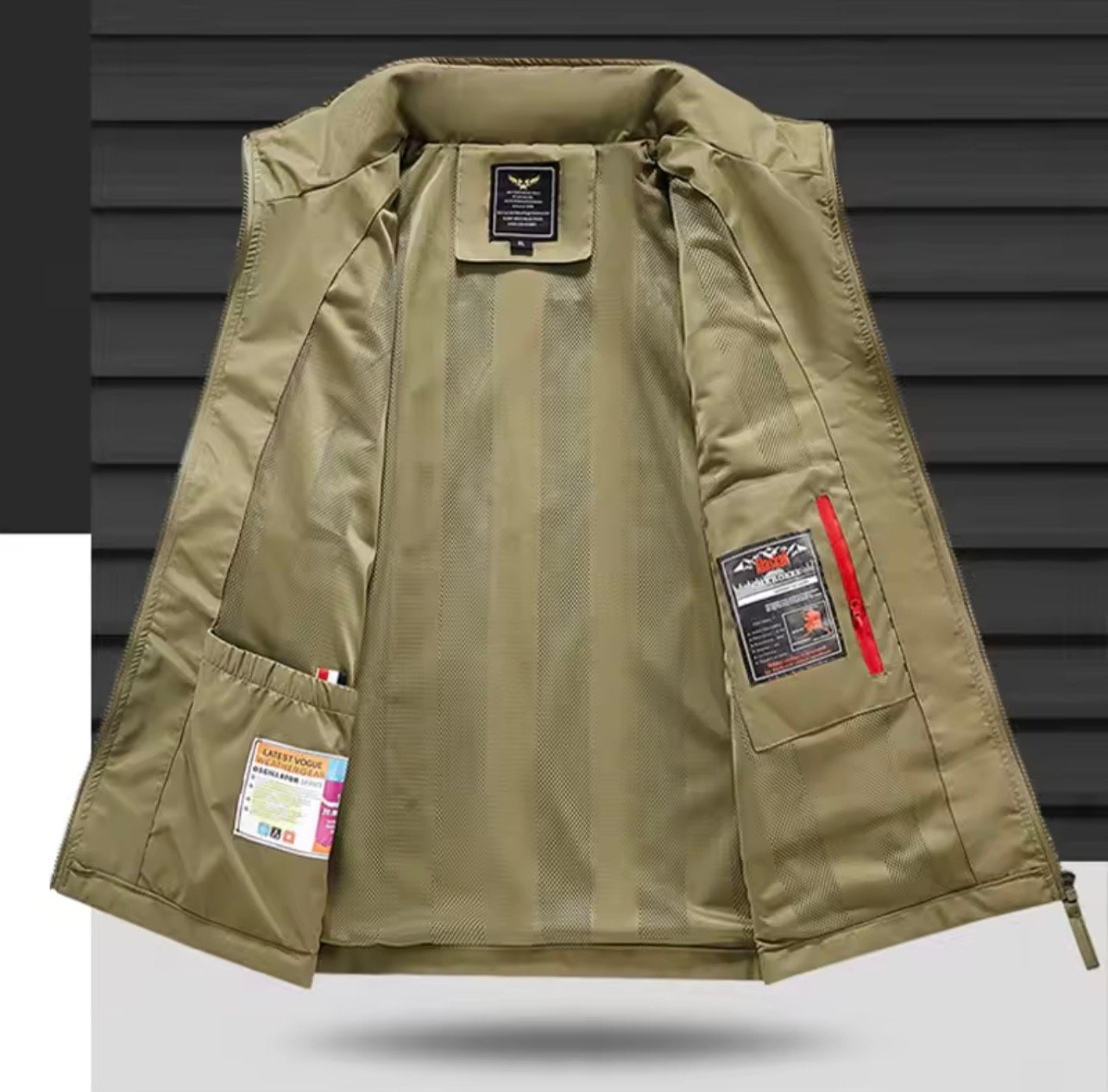 Men’s Multi-Pocket Outdoor Vest - Image 6