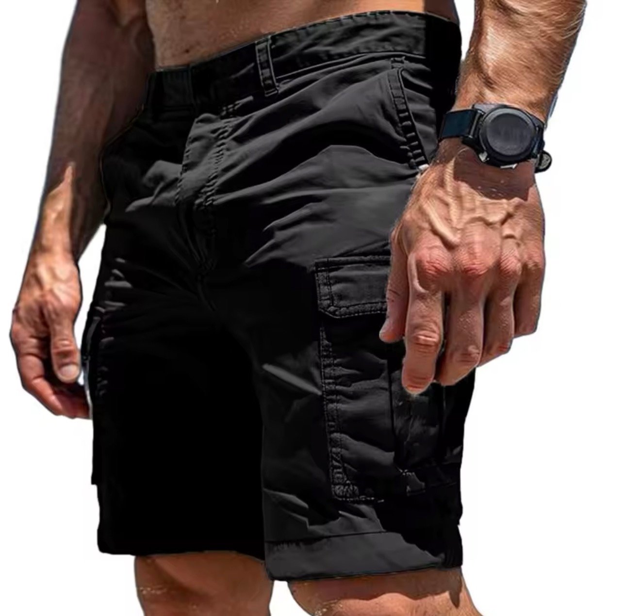 Men Comfort Cargo Shorts - Image 2