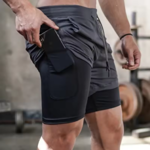 Men Gym Sports Shorts 2 In 1