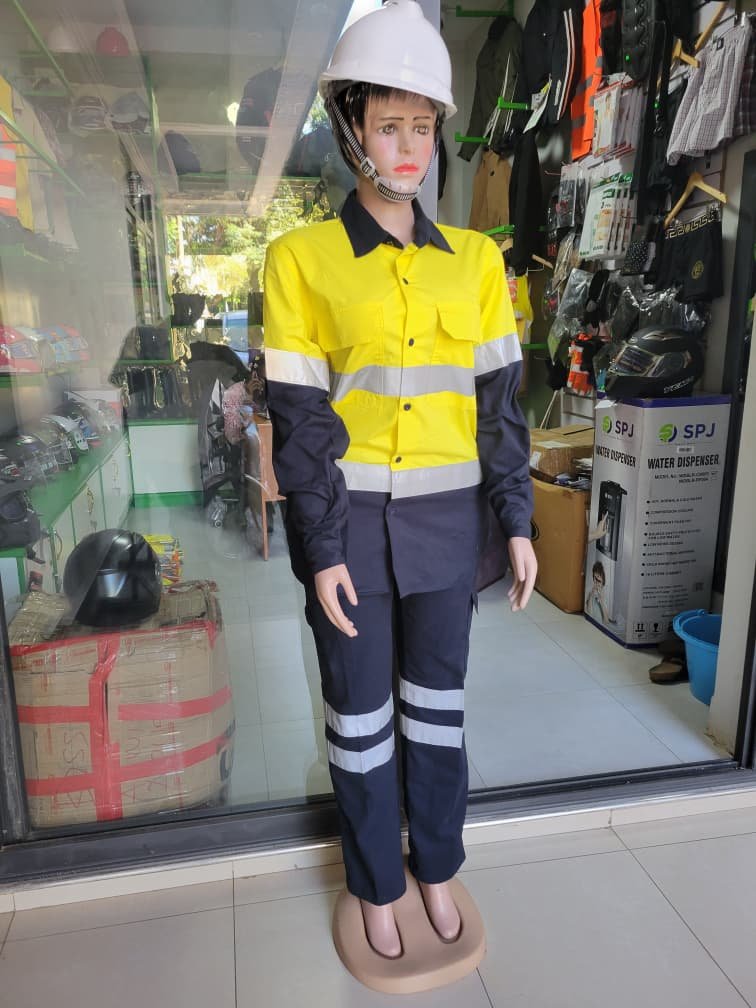Reflective labor protection suit