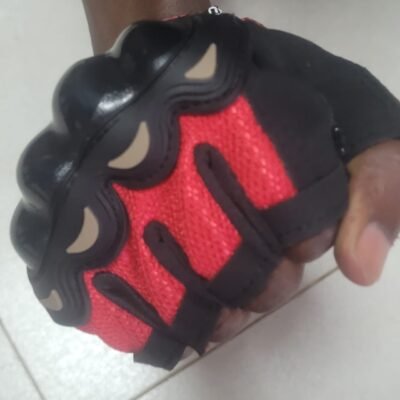 Half finger motorcycle riding glove